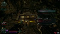 A secret crevice holds this treasure chest.