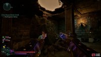 Climb this rock to reach the fragment.