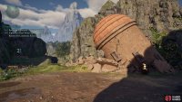 Seeing this crumbling tower means you are on the right path.