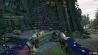 Blow these barrels up to create a way forward.