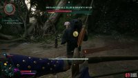 Beating this bear will trigger the first choice with the Voice.