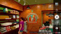 Go inside the east entrance and look for the logo on the wall.