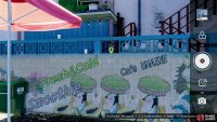 It is there that you’ll find this mural of some men carrying matcha tea.