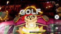 The “Golf” sign above where you do the minigame is what you want.