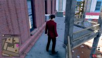 Climb the stairs and you’ll find the container at the far end.