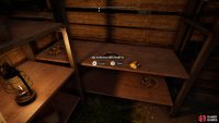 and loot some shelves to find some Glue, Alcohol, a Mk.VI Revolver and some ammo for it.