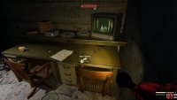 Use the key after to open the door and find the goodies inside.