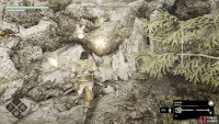 Take out your Light Rune-imbued weapon and go near the wall to make a cave entrance.