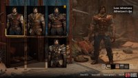 Here, you can select between outfits and dyes.