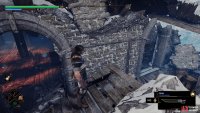 In the keep, make your way to the room above and go down the rope.