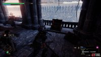 As you approach the room, the soldier will raise the gate, giving you access to the room and chest.