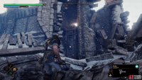 This will bring you to a ladder that Adso will drop for you. Go up, go through the gap, and defeat the enemies for the key.