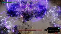 When the purple gauge below King Narameth’s health is full, he’ll let out a Lightning Explosion.