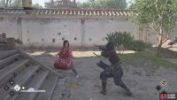 Approach the front to get into a fight with Kacho, making sure to watch out for the dagger throw.
