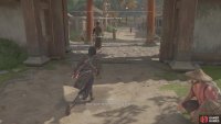 Shin’nyo will be standing right by the entrance to the shrine.