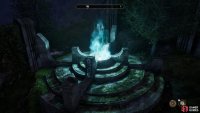 Ayleid Wells are found in elven ruins - either part of larger ruins or as standalone remnants. Their blue glow make them easy to spot at a distance… from above, and at night, especially.