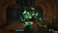 Enter the elven ruins of Agna and cast Namira’s Shroud on the priests there,
