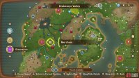 by locating his icon on the map.