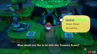 Find the Treasure Grove tree along the northwestern edge of your Base Camp and plant Treasure Grove Saplings here to spawn new Treasure Grove dungeons.