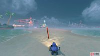 Follow the track to Yoshi’s Diner in the distance.