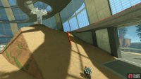 Drive around until you find the geyser ramp and drive onto the rail at the top of it (Don’t go up the geyser).