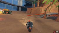 Take a right at the food truck and follow the path.