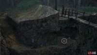 There is an alcove with some goodies, including the XM16E1, that requires traversing a narrow ledge under the bridge.