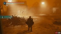 Clear out the parking lot behind the Town Hall and speak to Caspian again to make him evacuate.