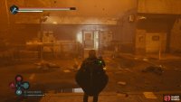 When you get to the other side, enter the building to your right.