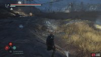 When you reach the second bridge, follow the road north.