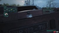 Use the Keys - Car on the trunk.
