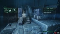 Return the Large Gear to the second mechanism in the Sluice room to lower the water again. Image via Gamer Guides / Nacon