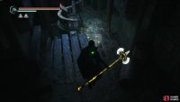 Proceed through to the chapel then run across the gap to the balcony. Image via Gamer Guides / Nacon.