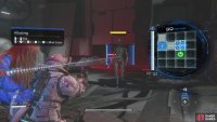 The basic goal of the hacking minigame is to get to the green circle.