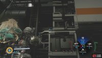 The first Cabin is right before the Caution Zone in the first area. Check this wall by the isolated Upgrade Component platform.