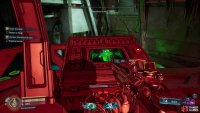 There, use the console to open up the way to the boss.