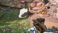 Find the gap in the terrain, as if you were going to the Someday Rise safehouse.