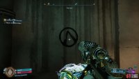 The symbol will be on the wall at the dead end, down the ladder.