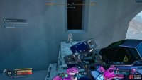 Look through the window to find the code.