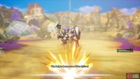 The Knight Aberrant can raise his own defense with Buff, and reduce yours with Helm Splitter.