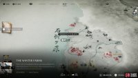 The location of the Crimson Dye Beach on the map.
