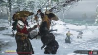 then follow a fox north to another enemy camp and defeat the foes there, too.