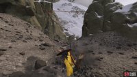 then jump and grapple another rope as you slide down another slope.