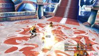 The Warrior Monk with the Flamethrower can hit your entire party