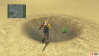 You will find Isrra in this quicksand pit