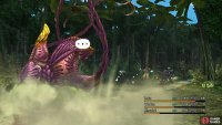 Waking up Lord Ochu with a physical attack will have it use Earthquake