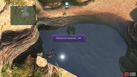 There is a chest in the water where you gain control
