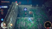 Return to the entrance room and head northwest to find the blue key door,