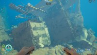 There is another large piece of wreckage to the south of the Lifepod.