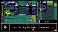 Equip the Glutton&rsquo;s Jug you get from the big toad, since you have to defeat 50 enemies.